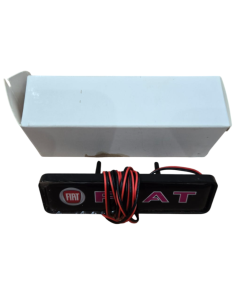 Distintivo griglia anteriore con luce LED Fiat