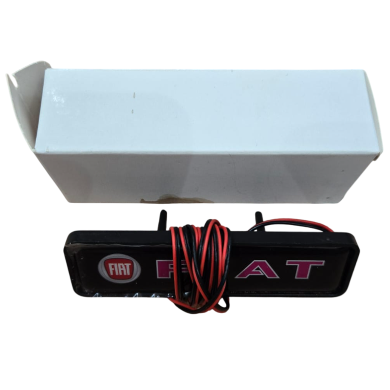 Distintivo griglia anteriore con luce LED Fiat