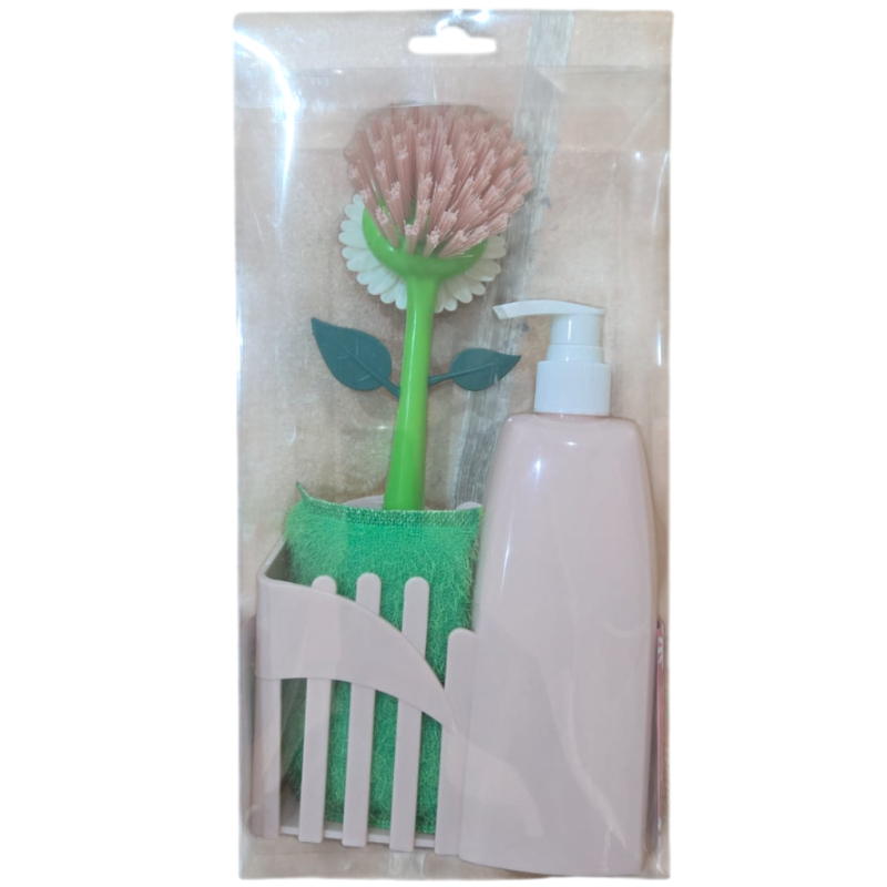 Spazzola lavapiatti kit completo