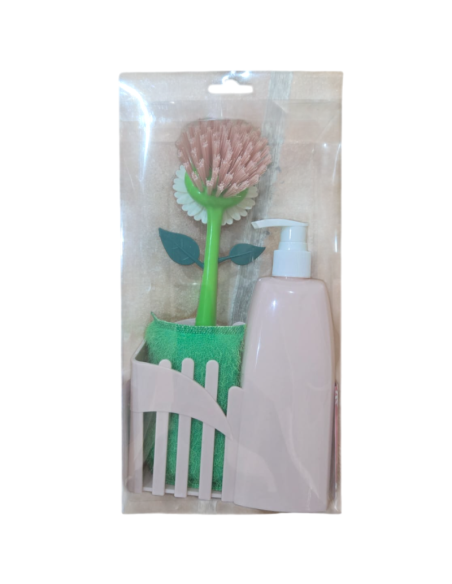 Spazzola lavapiatti kit completo