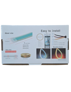 2pz. strisce Luce diurna e freccia, adesivo 2