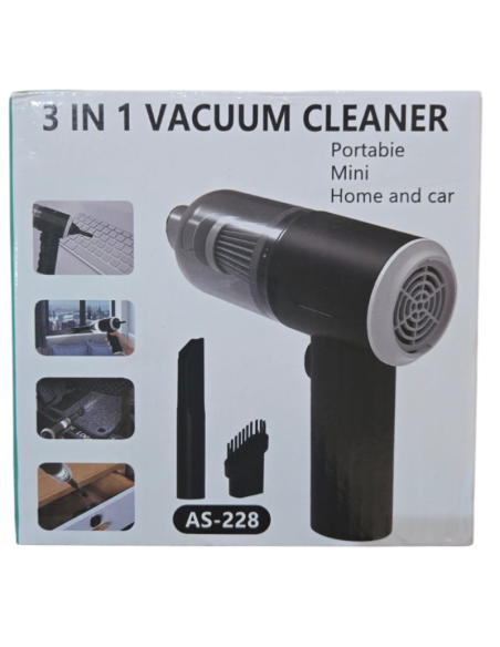 Mini aspirapolvere portatile 3in1