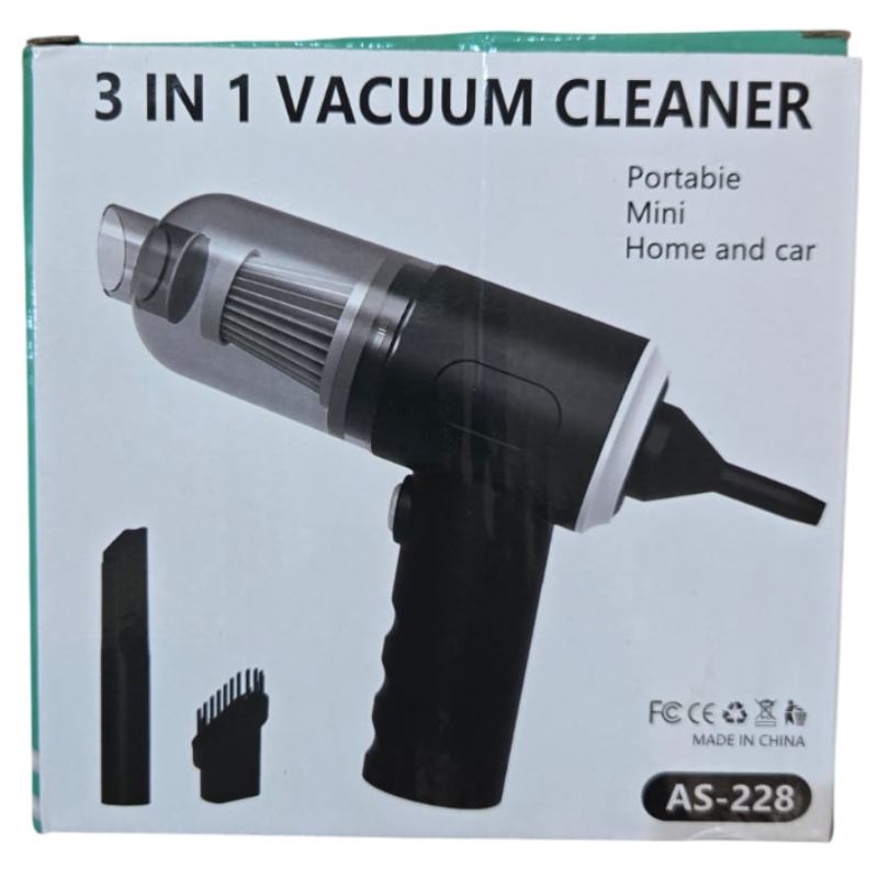 Mini aspirapolvere portatile 3in1