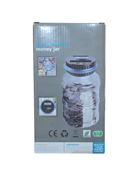 Salvadanaio conta monete elettronico