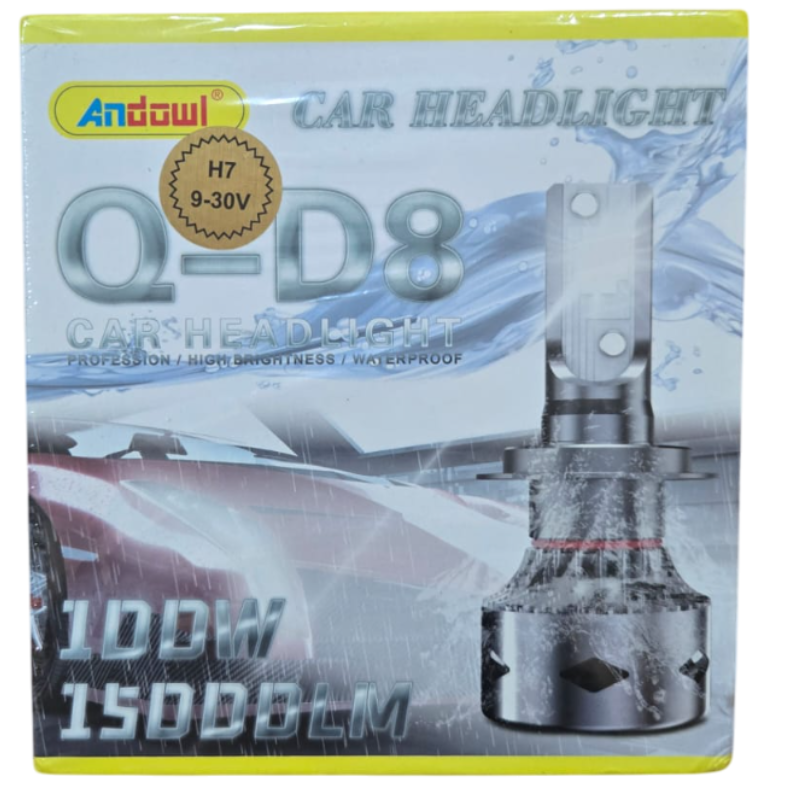 Coppia Lampade LED H7 100W 15000LM