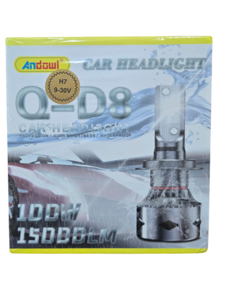 Coppia Lampade LED H7 100W 15000LM