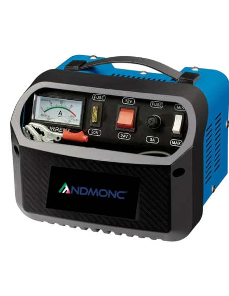 Caricabatterie Auto Moto Camper Barca 12V-24V 60A 360W con Funzione Booster Emergenza