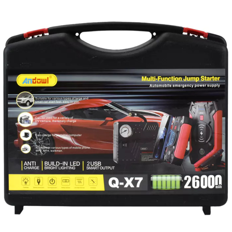 Avviatore Batteria 26000mAh 600A con Torcia,...