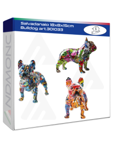 Salvadanaio 18x8x15cm Bulldog art.301033