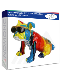 Salvadanaio 26,5x15,5x23cm Cane art.301038