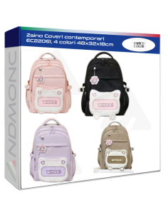 Zaino Coveri contemporari EC22061, 4 colori 48x32x18cm