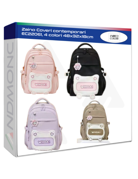 Zaino Coveri contemporari EC22061, 4 colori 48x32x18cm