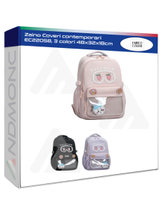 Zaino Coveri contemporari EC22058, 3 colori 48x32x18cm