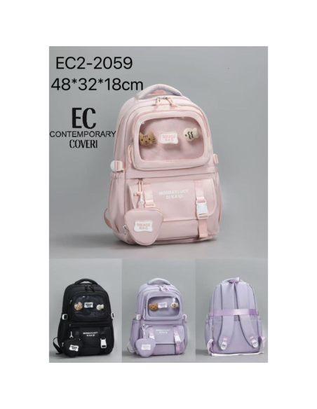 Zaino Coveri contemporari EC22059, 3 colori 48x32x18cm