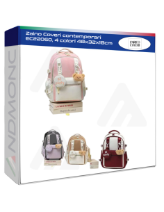 Zaino Coveri contemporari EC22060, 4 colori 48x32x18cm