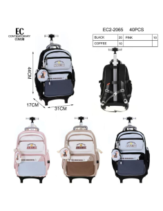 Zaino con Trolley Coveri contemporari EC22065 44x17x31cm 2