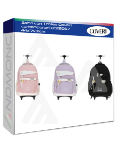 Zaino con Trolley Coveri contemporari EC22067 44x17x31cm