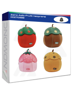 Zaino Asilo Frutti neoprene 00270988