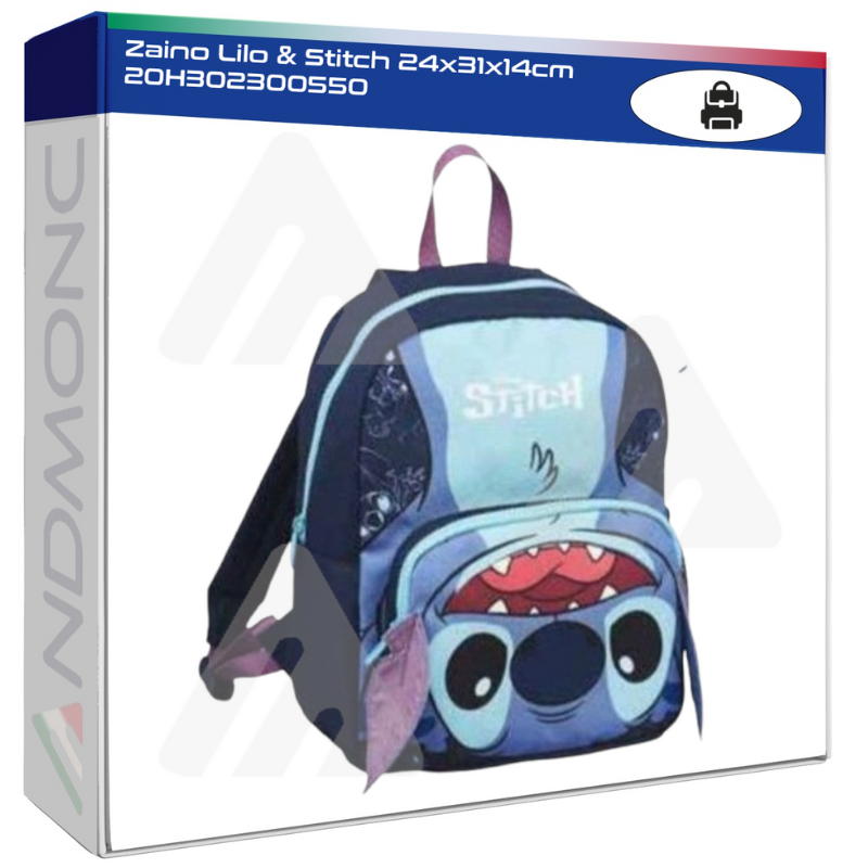 Zaino Lilo & Stitch 24x31x14cm 20H302300550