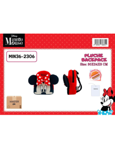 Zaino Minnie Peluche 30x24x8cm MIN362306 2