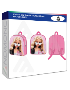 Zaino Barbie 30x26x10cm BAR242061