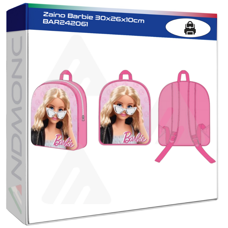 Zaino Barbie 30x26x10cm BAR242061
