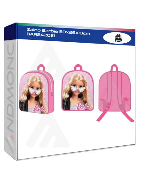 Zaino Barbie 30x26x10cm BAR242061