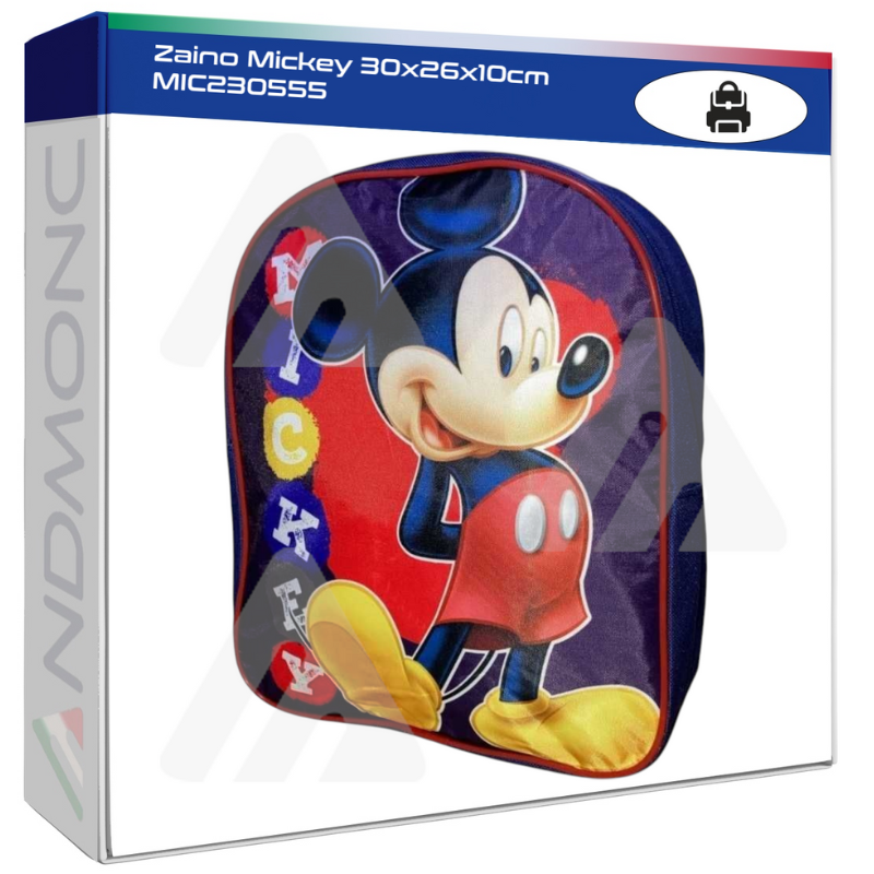 Zaino Mickey 30x26x10cm MIC230555