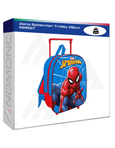Zaino Spiderman Trolley 28cm 689567