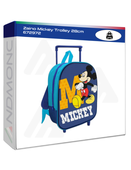 Zaino Mickey Trolley 28cm 672972