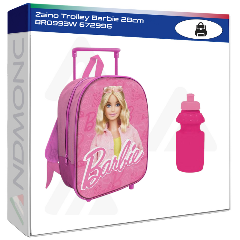 Zaino Trolley Barbie 28cm BR0993W 672996