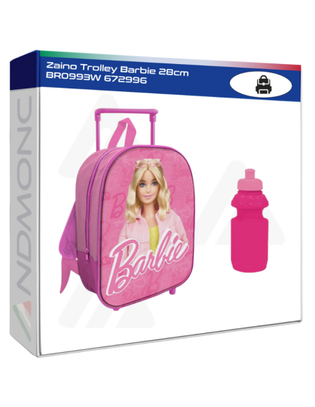 Zaino Trolley Barbie 28cm BR0993W 672996