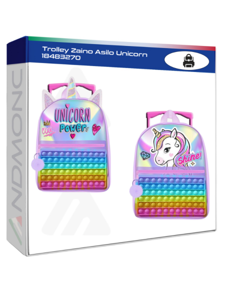 Trolley Zaino Asilo Unicorn 18483270