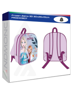 Frozen Zaino 3D 30x26x10cm FRO240807
