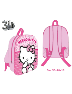 Zaino Hello Kitty 3D 30x26x10cm HK360850 2
