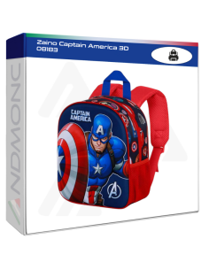 Zaino Captain America 3D 08183