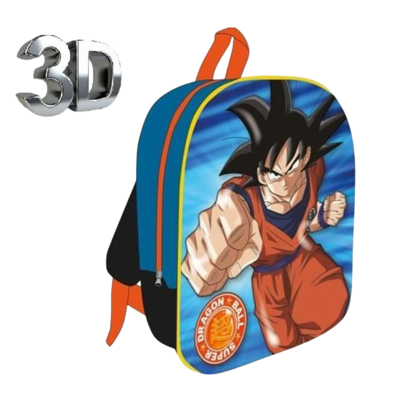 Zaino Dragon Ball 3D 30x26x10cm DB230124