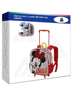 Zaino con ruote 3D Minnie 08163