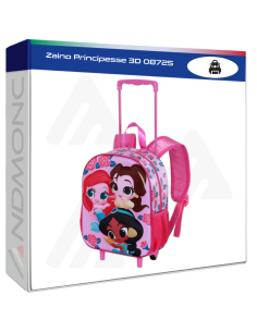 Zaino Principesse 3D 08725