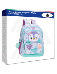 Zaino Scuola Pinguino Mofu Mofu 73287PI