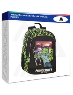 Zaino Scuola MineCraft Movie 73533