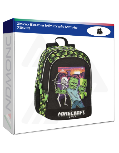 Zaino Scuola MineCraft Movie 73533