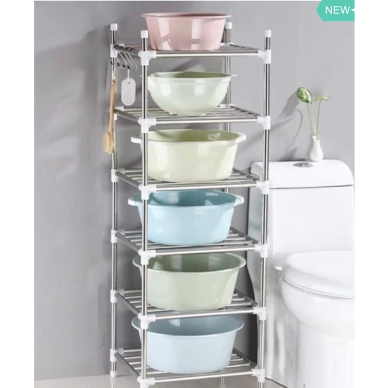 Scaffale multiuso in acciaio 6 piani