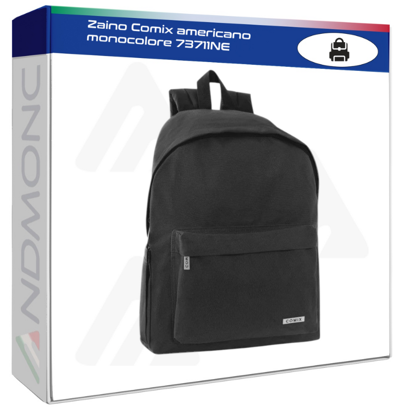 Zaino Comix americano monocolore 73711NE
