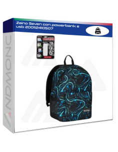 Zaino Seven con powerbank e usb 200112410507