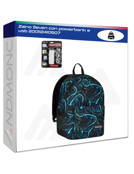 Zaino Seven con powerbank e usb 200112410507