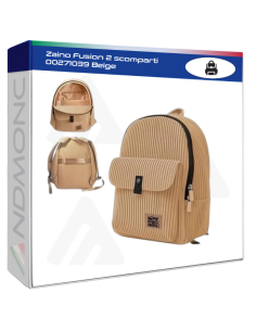 Zaino Fusion 2 scomparti 00271039 Beige