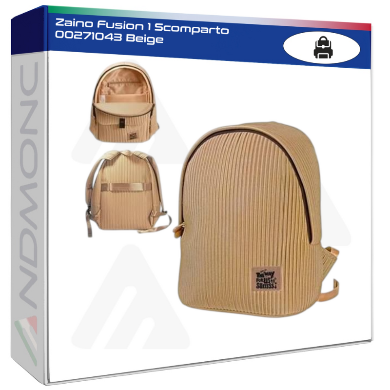 Zaino Fusion 1 Scomparto 00271043 Beige