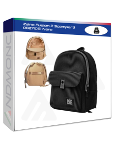 Zaino Fusion 2 Scomparti 00271061 Nero