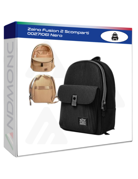 Zaino Fusion 2 Scomparti 00271061 Nero